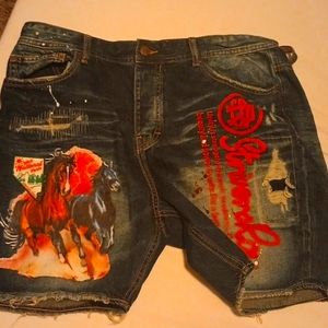 STRIVERS ROW HACKLEMORE Jean Shorts